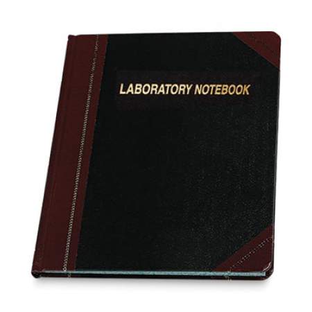 Boorum & Pease Laboratory Notebook, Data/Lab-Record Format, Black/Red Cover, 10.38 x 8.13, 150 Sheets (L21150R)