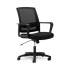 OIF Mesh Mid-Back Chair, Supports Up to 225 lb, 17" to 21.5" Seat Height, Black (MS4217)