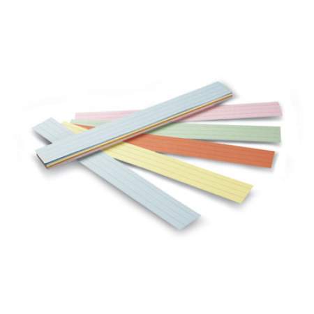 Pacon Sentence Strips, 24 x 3, Assorted Colors, 100/Pack (5165)