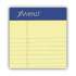 Ampad Perforated Writing Pads, Narrow Rule, 50 Canary-Yellow 8.5 x 11.75 Sheets, Dozen (20222)