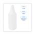 Boardwalk Embossed Spray Bottle, 32 oz, Clear, 24/Carton (00032)