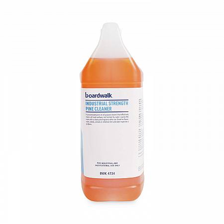 Industrial Strength Cleaner, Pine Scent, 1 gal Bottle, 4/Carton (4734)