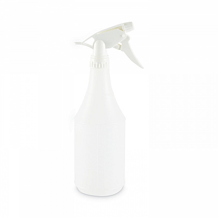 Embossed Plastic Spray Bottle, 24 oz, Clear, 24/Carton (00024)