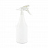 Embossed Plastic Spray Bottle, 24 oz, Clear, 24/Carton (00024)