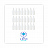 Embossed Plastic Spray Bottle, 24 oz, Clear, 24/Carton (00024)