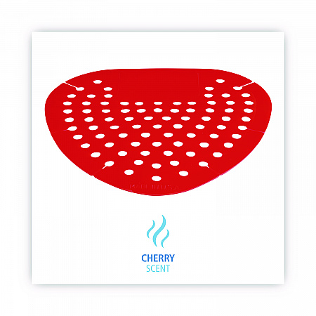 Deodorizing Urinal Screen, Cherry Scent, Red, 3.5 oz, Dozen (1001)