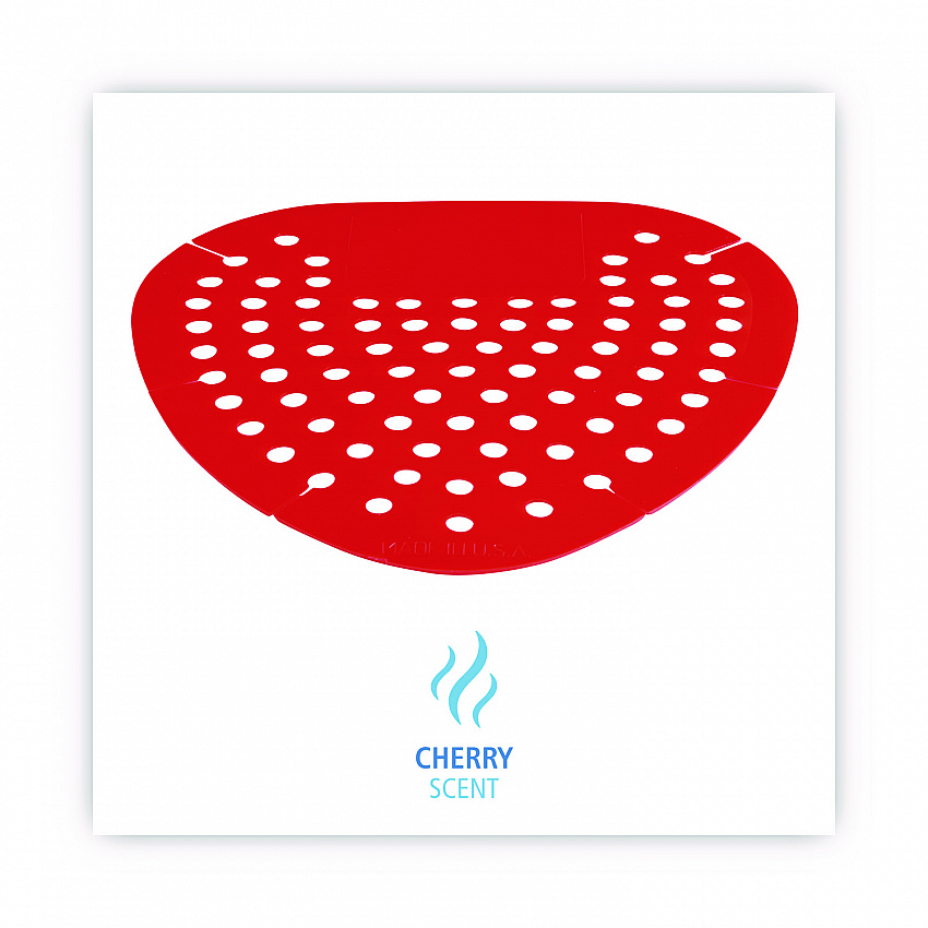 Deodorizing Urinal Screen, Cherry Scent, Red, 3.5 oz, Dozen (1001)