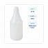 Embossed Plastic Spray Bottle, 24 oz, Clear, 24/Carton (00024)