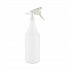 Embossed Plastic Spray Bottle, 32 oz, Clear, 24/Carton (00032)