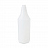 Embossed Plastic Spray Bottle, 32 oz, Clear, 24/Carton (00032)