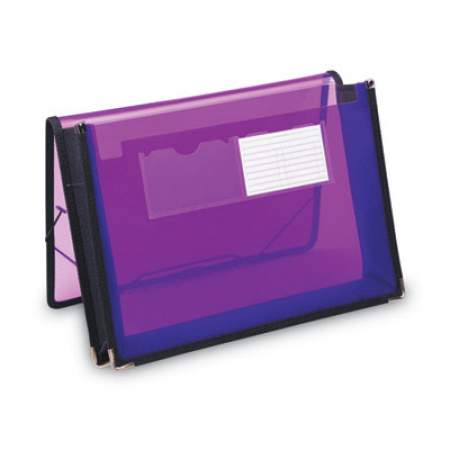 Smead Poly Wallets, 2.25" Expansion, 1 Section, Letter Size, Translucent Purple (71952)