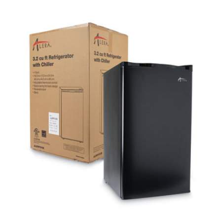 Alera 3.2 Cu. Ft. Refrigerator with Chiller Compartment, Black (RF333B)