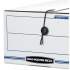 Bankers Box LIBERTY Check and Form Boxes, 6.25" x 24" x 4.5", White/Blue, 12/Carton (00003)