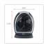 Alera Digital Fan-Forced Oscillating Heater, 1500W, 9.25" x 7" x 11.75", Black (HEFF12B)