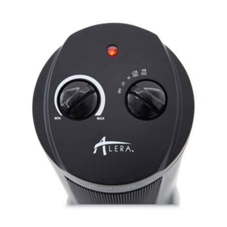Alera Mini Tower Ceramic Heater, 7.38" x 7.38" x 17.38", Black (HECT17)