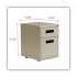 Alera File Pedestal, Left or Right, 2-Drawers: Box/File, Legal/Letter, Putty, 14.96" x 19.29" x 21.65" (PABFPY)