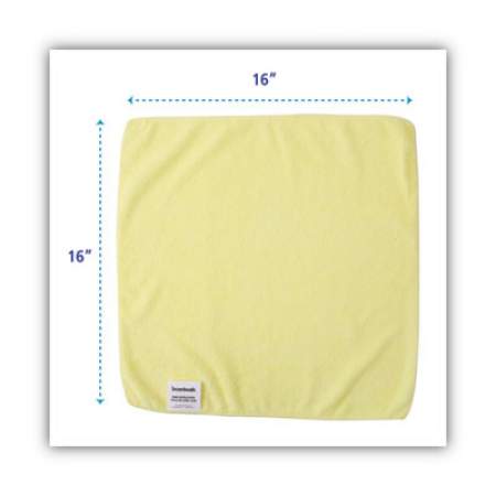 GEN Microfiber Cleaning Cloths, 16 x 16, Yellow, 24/Pack (16MFY)