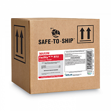 Facility+ RTU Disinfectant, Safe-to-Ship, Unscented, 32 oz Bottle, 6/Carton (04640086)