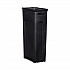 Sustain Decorative Refuse with Recycling Lid, 15 gal, Metal/Plastic, Black/Green (2078991)
