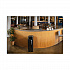 Sustain Decorative Refuse with Recycling Lid, 15 gal, Metal/Plastic, Black (2078967)
