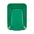 Sustain Decorative Refuse with Recycling Lid, 15 gal, Metal/Plastic, Black/Green (2078991)