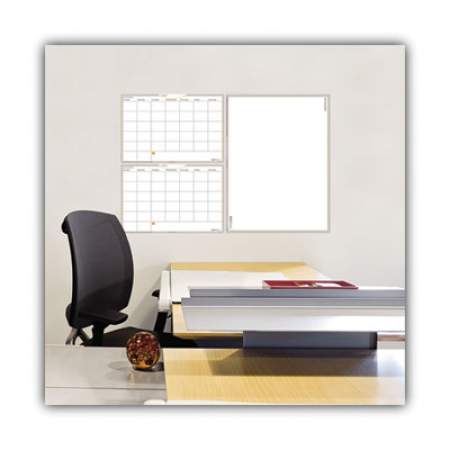AT-A-GLANCE WallMates Self-Adhesive Dry Erase Writing/Planning Surface, 36 x 24, White/Gray/Orange Sheets, Undated (AW601028)