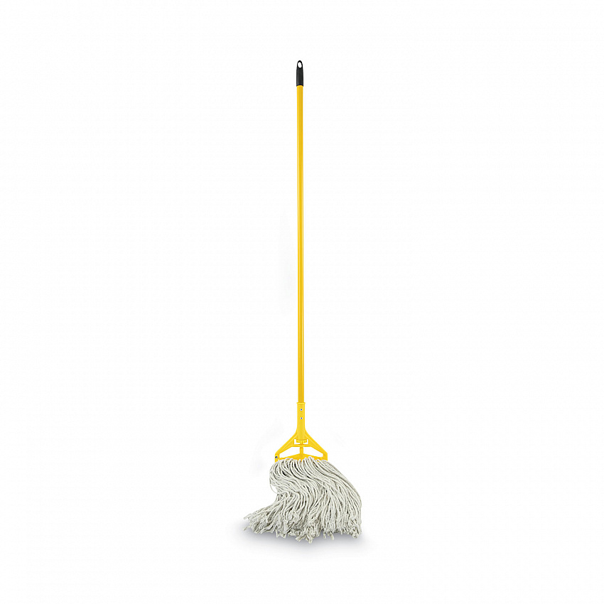 Quick Change Side-Latch Plastic Mop Head Handle, 60", Yellow (620)