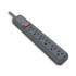 Kensington Guardian Surge Protector, 6 Outlets, 15 ft Cord, 540 Joules, Gray (38215)