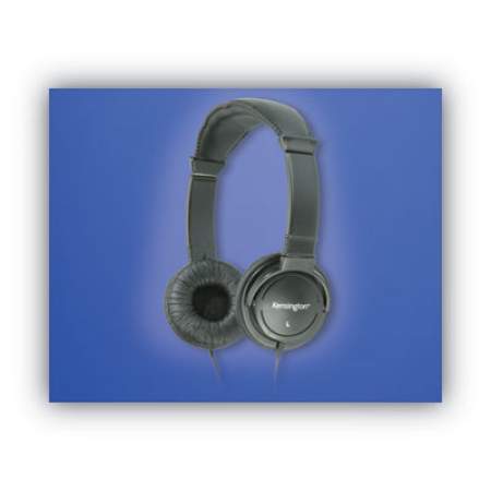 Kensington Hi-Fi Headphones, Plush Sealed Earpads, Black (33137)