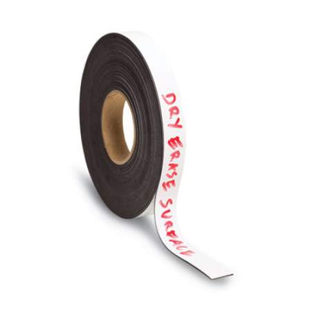 U Brands Magnetic Adhesive Tape Roll, 1" x 50 ft, Black, 1/Roll (FM2021)