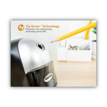 Bostitch QuietSharp Executive Electric Pencil Sharpener, AC-Powered, 4 x 7.5 x 5, Black/Graphite (EPS8HDBLK)