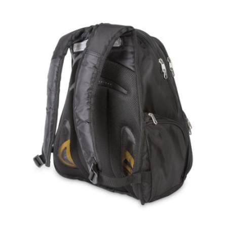 Kensington Contour Laptop Backpack, Nylon, 15 3/4 x 9 x 19 1/2, Black (62238)
