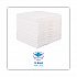 DRC Wipers, 12 x 13, White, 56 Bag, 18 Bags/Carton (V040QPW)