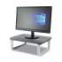Kensington Monitor Stand with SmartFit, For 24" Monitors, 15.5" x 12" x 3" to 6", Black/Gray, Supports 80 lbs (60089)