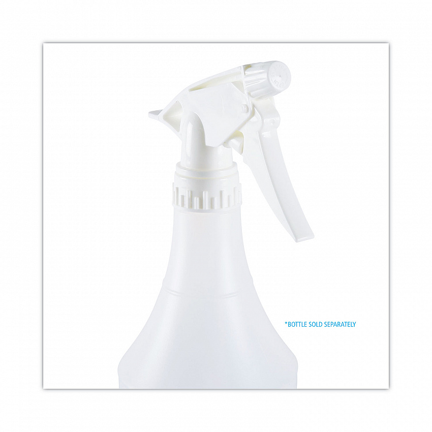 Non-Leaking Trigger Sprayer 300ES, 9.5" Tube, Fits 32 oz Bottles, White, 24/Carton (58109)