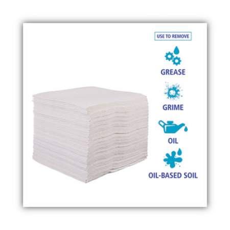 Boardwalk DRC Wipers, White, 12 x 13, 12 Bags of 90, 1080/Carton (V030QPW)