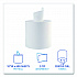 Center-Pull Roll Towels, 2-Ply, 10 x 7.6, White, 600/Roll, 6/Carton (410322)