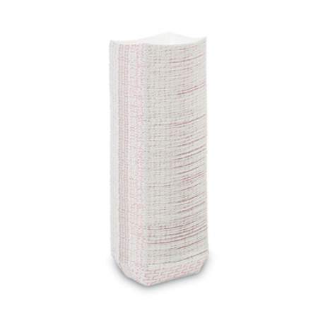 Boardwalk Paper Food Baskets, 0.5 lb Capacity, Red/White, 1,000/Carton (30LAG050)