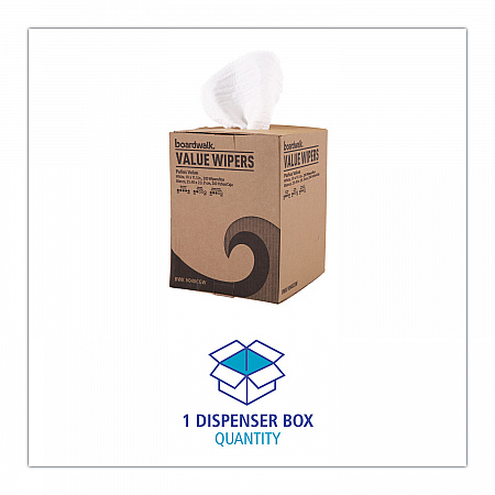 DRC Wipers, Centerpull, 10 x 11.5, White, 200/Carton (V040CGW)