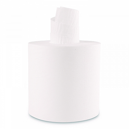Center-Pull Roll Towels, 2-Ply, 7.6 x 8.9, White, 600/Roll, 6/Carton (410321)