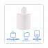 Center-Pull Roll Towels, 2-Ply, 7.6 x 8.9, White, 600/Roll, 6/Carton (410321)
