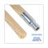 Boardwalk Metal Tip Threaded Hardwood Broom Handle, 15/16" Dia x 60" Long (136)