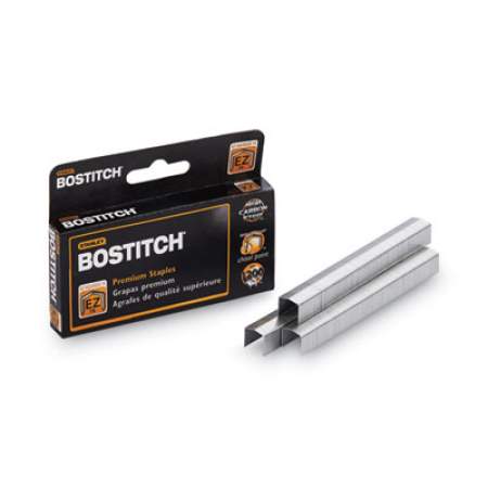 Bostitch EZ Squeeze B8 PowerCrown Premium Staples, 0.38" Leg, 0.5" Crown, Steel, 1,200/Box (STCR75XHC1M)