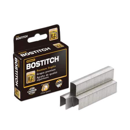 Bostitch EZ Squeeze B8 PowerCrown Premium Staples, 0.5" Leg, 0.5" Crown, Steel, 1,000/Box (STCR130XHC1M)