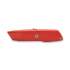 Stanley Interlock Safety Utility Knife w/Self-Retracting Round Point Blade, Red Orange (10189C)