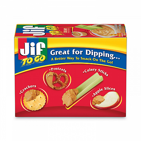 Spreads, Creamy Peanut Butter, 1.5 oz Cup, 8/Box (24136)