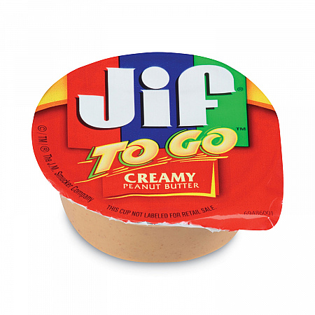Spreads, Creamy Peanut Butter, 1.5 oz Cup, 8/Box (24136)