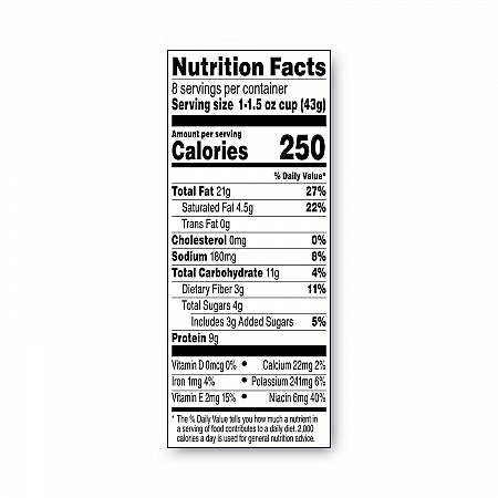 Spreads, Creamy Peanut Butter, 1.5 oz Cup, 8/Box (24136)