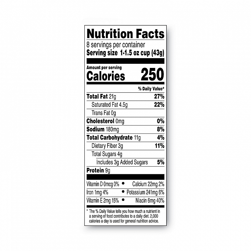 Spreads, Creamy Peanut Butter, 1.5 oz Cup, 8/Box (24136)