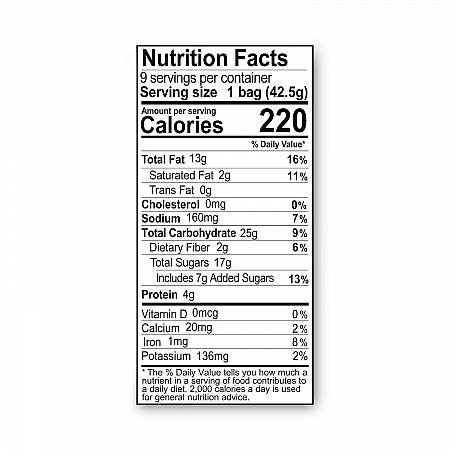 Glazed Mixes, Tangerine Vanilla, 1.5 oz Pouch, 18/Carton (900015)